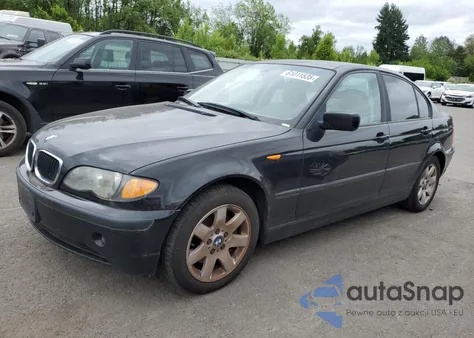 2003 BMW 325 I z USA, uszkodzony, nr VIN WBAET37453NJ33624